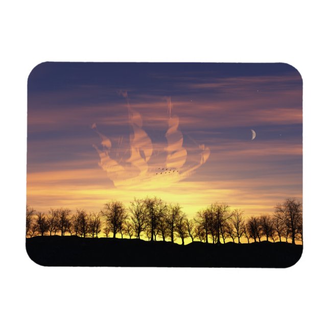 Magnet Flexible Naviguer sur le ciel de nuit Aimant flexible (Horizontal)