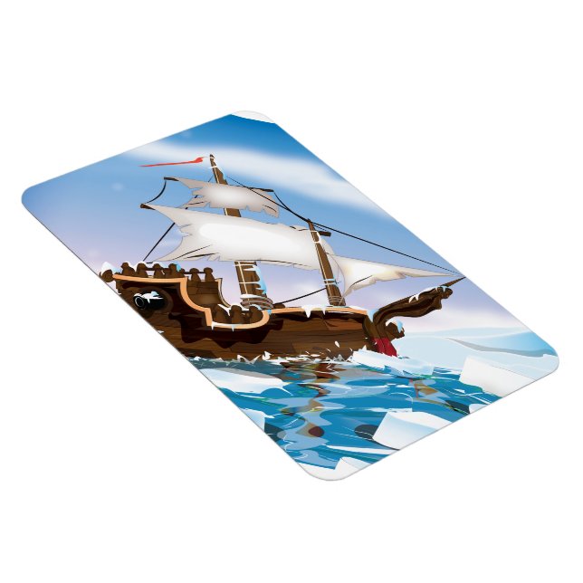 Magnet Flexible Navire de brise-glace (Côté Droit)