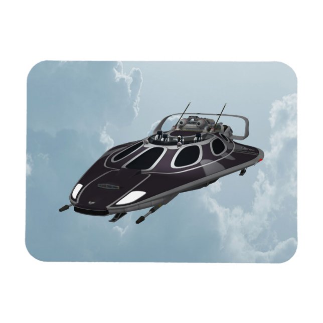 Magnet Flexible Navire spatial (Horizontal)