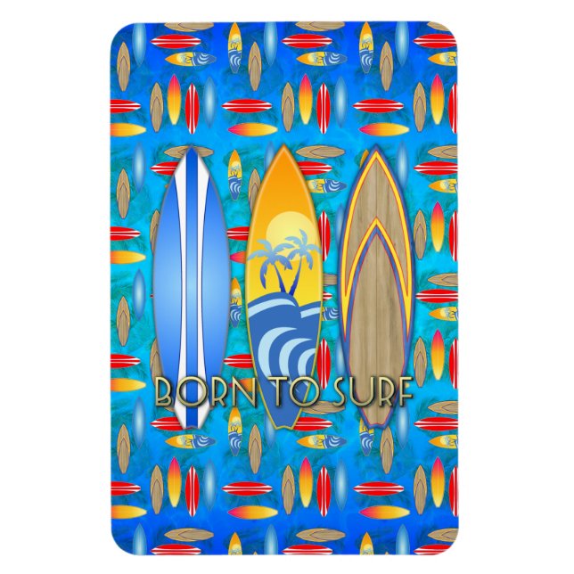 Magnet Flexible Né Au Surf (Vertical)