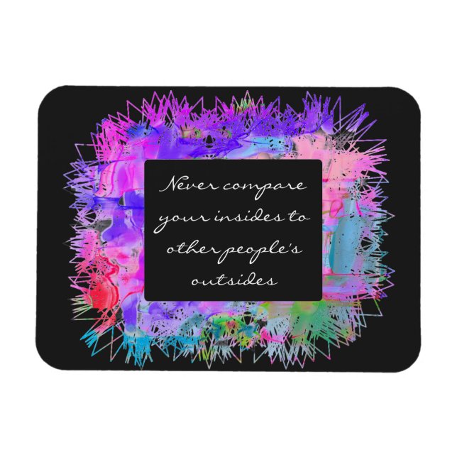 Magnet Flexible Ne jamais comparer (Horizontal)