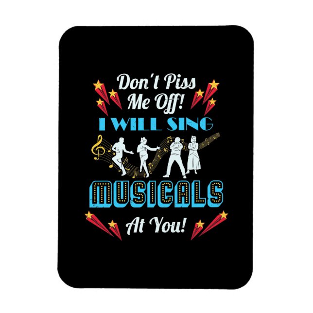 Magnet Flexible Ne Me Fous Pas De La Musique (Vertical)