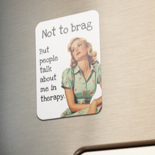 Magnet Flexible Ne pas freiner Sarcastique femme au foyer dire