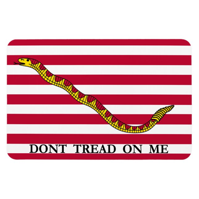Magnet Flexible Ne pas me rouler - drapeau Jack de la Marine (Horizontal)