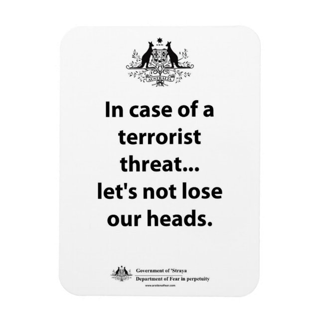 Magnet Flexible Ne perdons pas la tête. (Vertical)