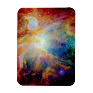 Magnet Flexible Nébuleuse d'Orion Hubble Spitzer Télescope Photo d