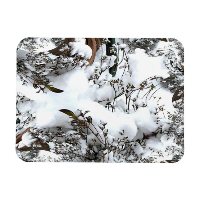 Magnet Flexible Neige Abstraite (Horizontal)