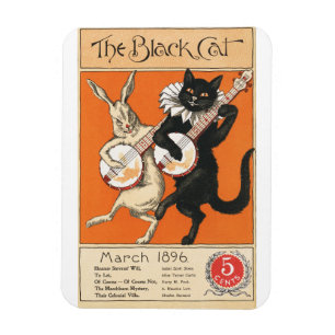 Magnet Flexible Nelly Littlehale Murphy's Black Cat - Marc Vintage