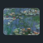 Magnet Flexible Nénuphars de Claude Monet, Fleurs Vintages<br><div class="desc">Nénuphar (1916) par Claude Monet. Water Lilies est un impressionisme vintage de peinture florale d'art. Jardin fleuri de la saison de printemps de Monet à Giverny, France. Ce paysage est l'une des nombreuses variations de peintures de nénuphars que Monet peint par son étang. À propos de l'artiste : Claude Monet...</div>