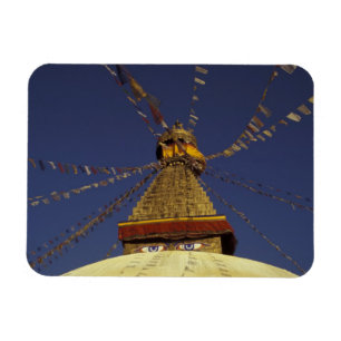 Magnet Flexible Népal, Katmandou. Sous les drapeaux de prières, 