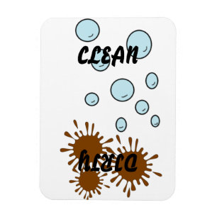 Magnet Flexible Nettoyez/aimant sale de lave-vaisselle