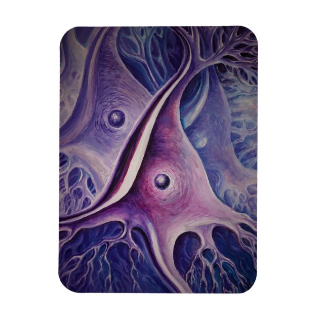 Magnet Flexible neurone pyramidal (Vertical)