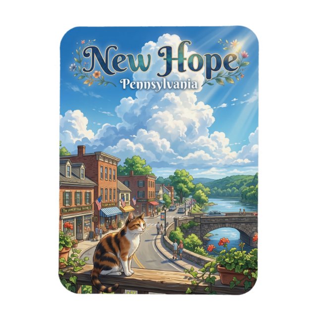 Magnet Flexible New Hope USA (Vertical)