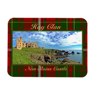 Magnet Flexible New Slains Castle - Scottish Hay Clan Tartan