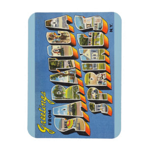 Magnet Flexible New York, aimant de Saratoga Springs