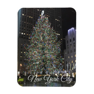 Magnet Flexible New York City Rockefeller Center Christmas Tree NY