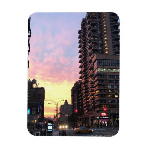 Magnet Flexible New York City Sunset Upper West Side Building NYC