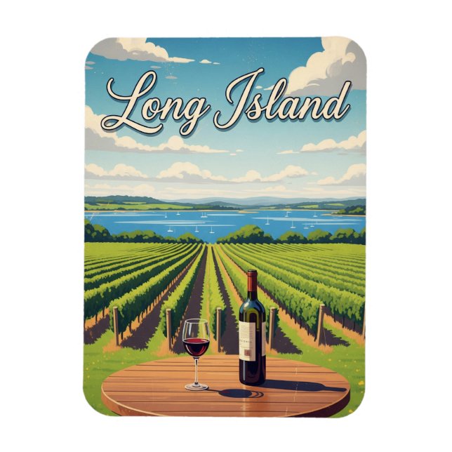 Magnet Flexible New York Long Island (Vertical)