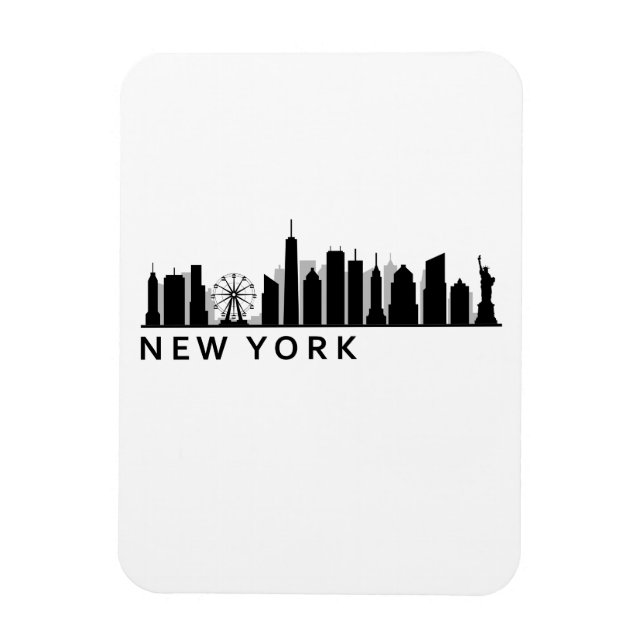 Magnet Flexible New York Skyline (Vertical)
