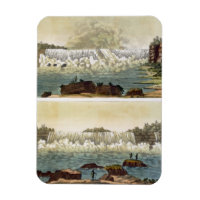Niagara Falls, 1818 (gravure en couleur)