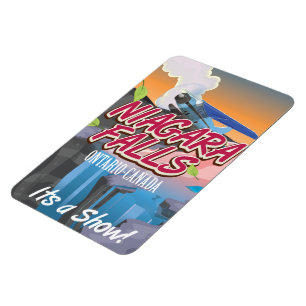 Magnet Flexible Niagara Falls Ontario Affiche de voyage du Canada