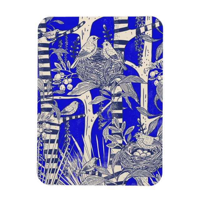 Magnet Flexible Nid d'oiseaux (Vertical)