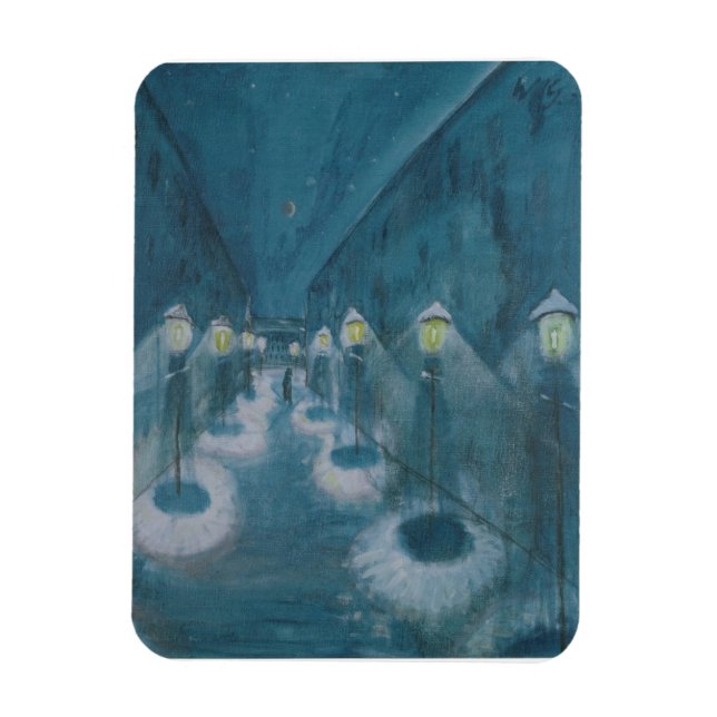 Magnet Flexible Night Street (Street By Night) (1922) Walter Grama (Vertical)