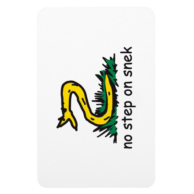 Magnet Flexible No step on snek memes (Vertical)