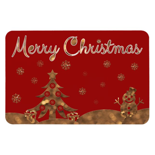 Magnet Flexible Noble joyeux aimant Noël ! (Horizontal)