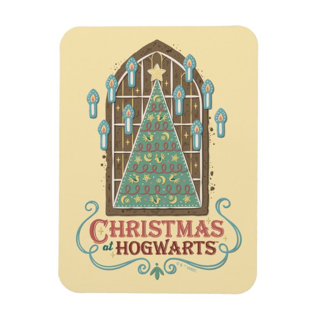 Magnet Flexible Noël chez HOGWARTS™ - Graphique de cookies (Vertical)