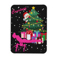 Noël de gymnaste : Santa m'apporte des barres de g