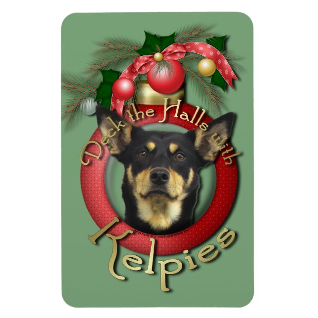 Magnet Flexible Noël - Deck the Halls - Kelpies (Vertical)