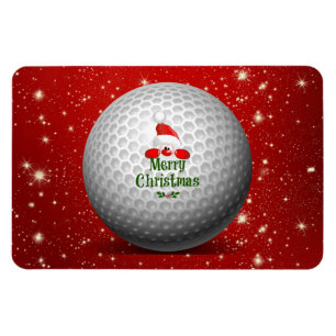 Magnet Flexible Noël Golf Père Noël Design