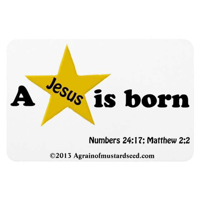 Magnet Flexible Noël Jésus (Horizontal)