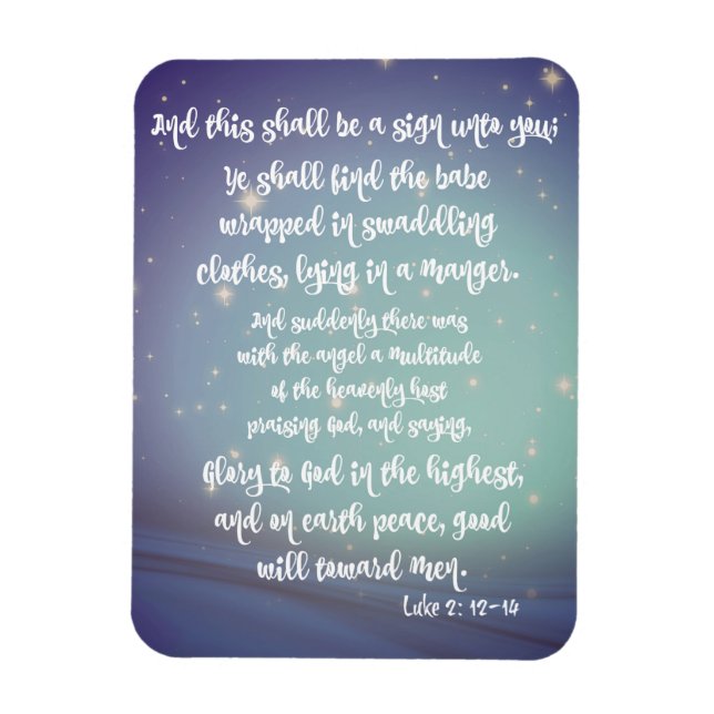 Magnet Flexible Noël KJV (Vertical)