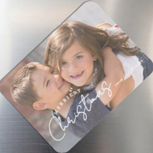 Magnet Flexible Noël le plus joyeux Famille Joie Noël