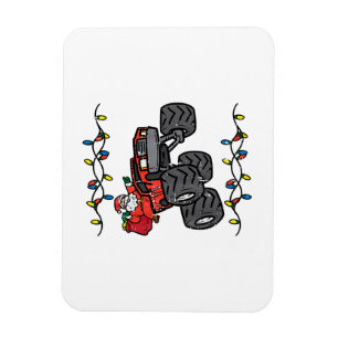 Magnet Flexible Noël Père Noël Monster Camion Garçons Enfants Enfa