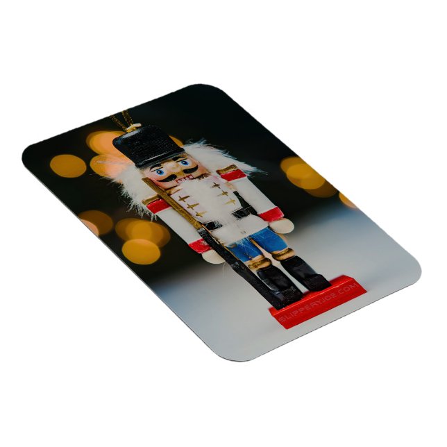 Magnet Flexible Noël SlipperyJoe nutcracker figurine ornement (Côté Droit)