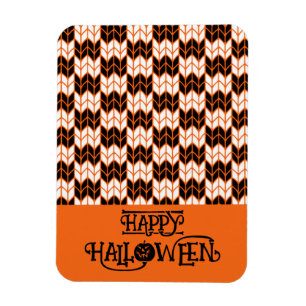 Magnet Flexible NOIR ORANGE KNIT DE CONTRÔLE 3x4 Aimant flexible