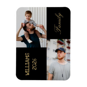 Magnet Flexible Nom de la famille fête des pères