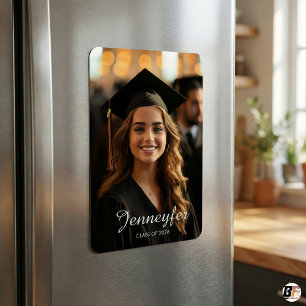 Magnet Flexible Nom de la promotion moderne 2026 Photo remise des 