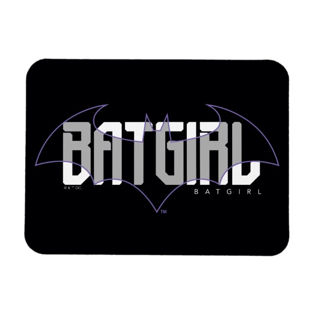 Magnet Flexible Nom Hi-Tech de Batgirl Graphique (Horizontal)