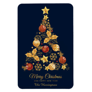 Magnet Flexible Nom personnalisé Arbre de Noël décoratif