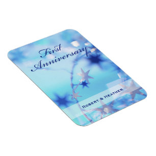 Magnet Flexible Nom personnalisé, Étincelle du premier Mariage