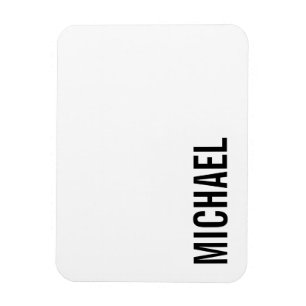 Magnet Flexible Nom personnalisé minimaliste moderne