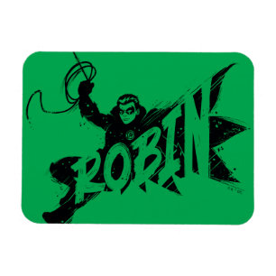 Magnet Flexible Nom Pinceau Encre Robin