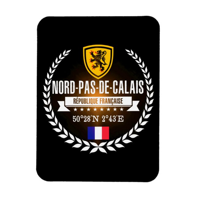 Magnet Flexible Nord-Pas-de-Calais (Vertical)
