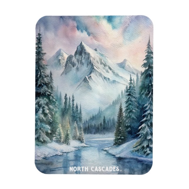 Magnet Flexible North Cascades National Park (Vertical)
