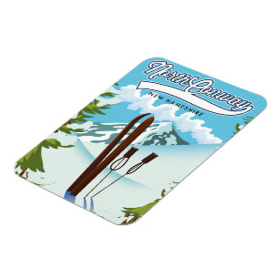 Magnet Flexible North Conway New Hampshire, pour skier