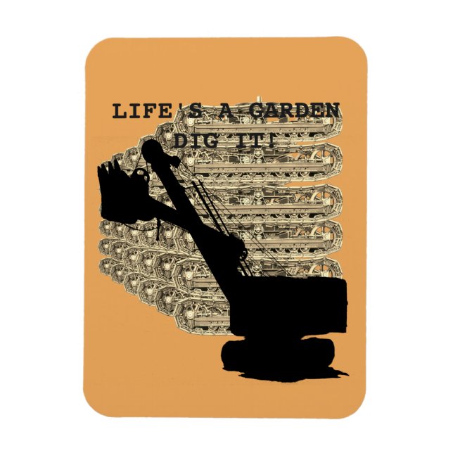 Magnet Flexible Northwest Shovel L'ingénieur d'exploitation vit un (Vertical)